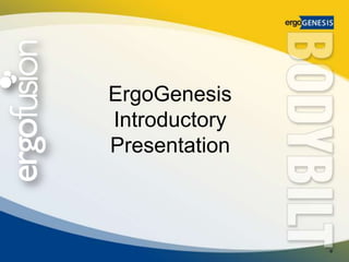 ErgoGenesis Introductory Presentation  