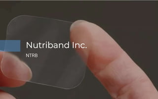 Nutriband Webinar Presentation