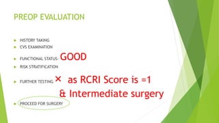 anesthesia in patient a patient with IHD posted for lap cholecystectomy ...