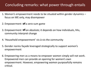 Power through: A new concept in the empowerment discourse