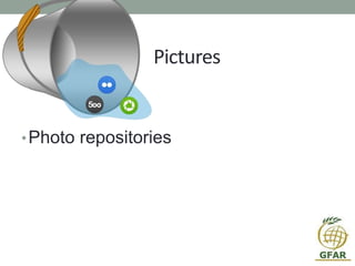Pictures
•Photo repositories
 