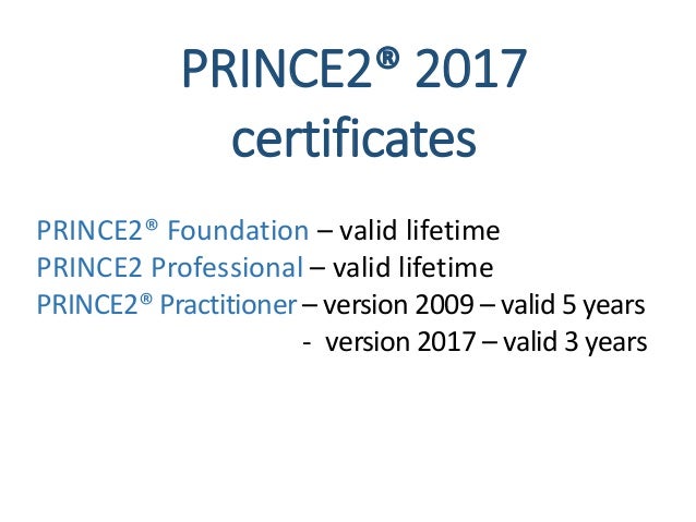 PRINCE2Foundation Prüfungsmaterialien