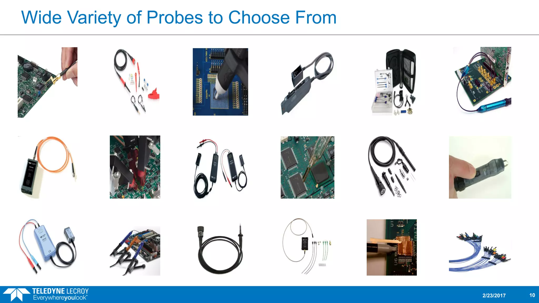 Wide Variety of Probes to Choose From
2/23/2017 10
 