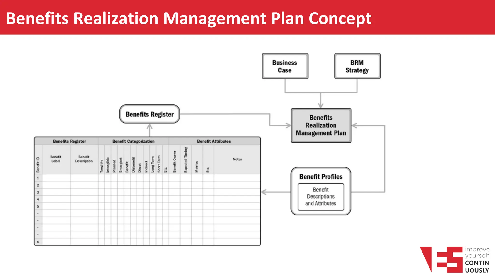 Benefits Realization Management Plan Concept
 