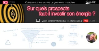 Construire une machine de guerre commerciale





Taux de conversion !?
 