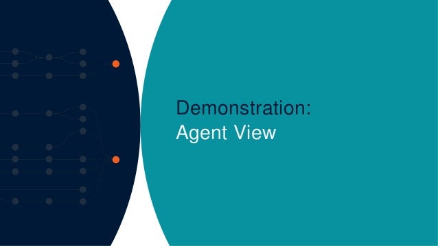 Demonstration:
Agent View
 