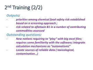 Practical Approach to Food Safety Risk Analysis Training | PDF