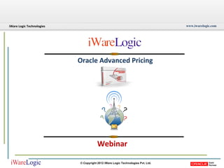 Webinar Oracle Advanced Pricing 