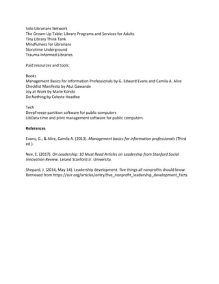 Balancing Library Management With Day To Day Responsibilities Notes