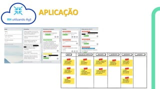 APLICAÇÃO
RH utilizando Ágil
 