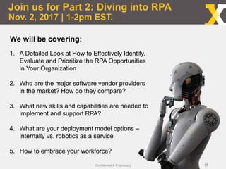 Auxis Webinar: RPA 101: Getting Your Feet Wet | PPSX