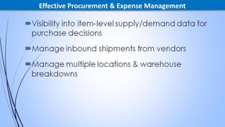 © Copyright 2017
Effective Procurement & Expense Management
 