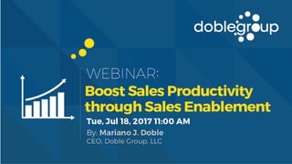 Boost Sales Productivity through Sales Enablement