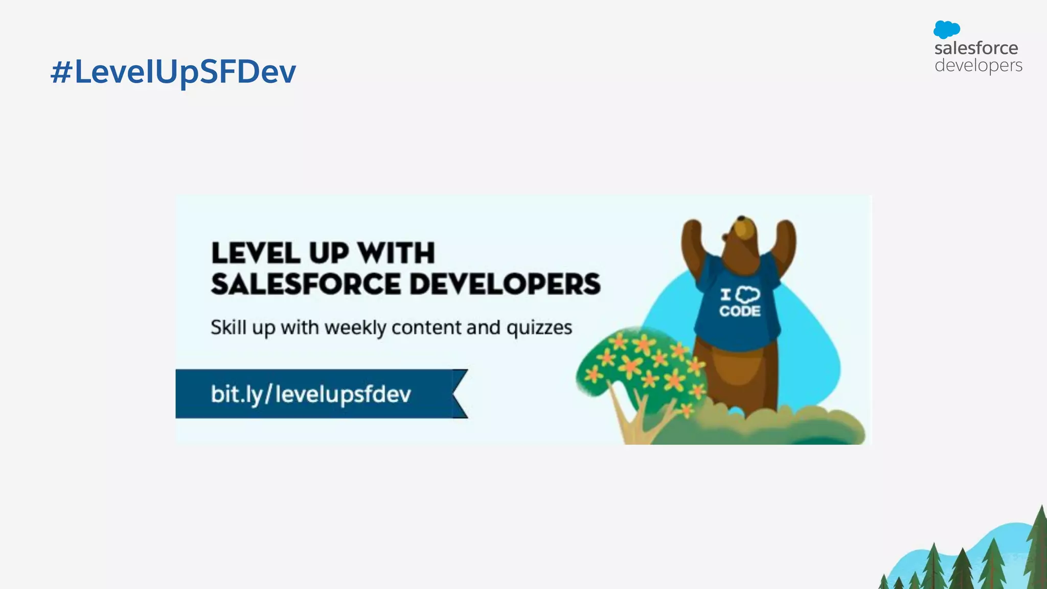 #LevelUpSFDev 