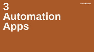 3
Automation
Apps
 