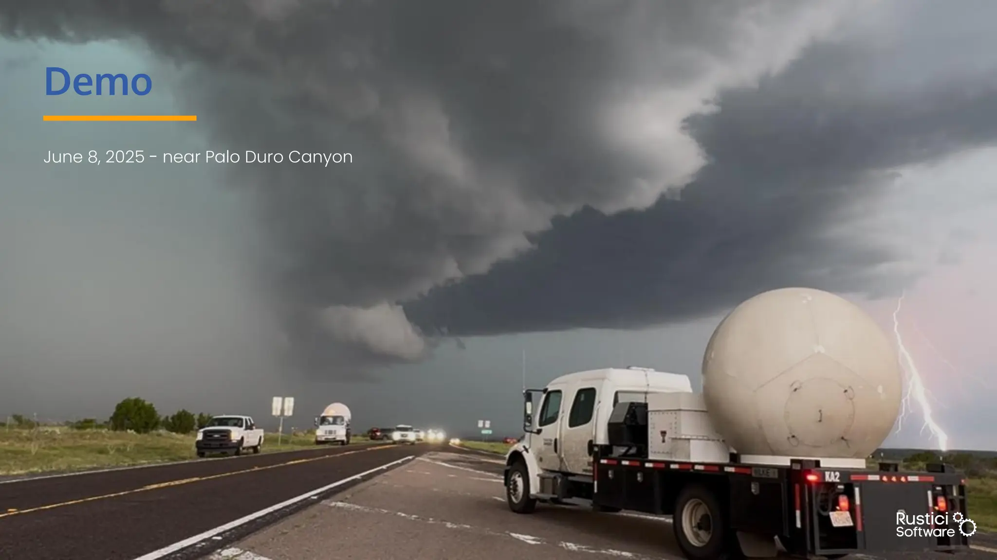 Demo
June 8, 2025 - near Palo Duro Canyon
 