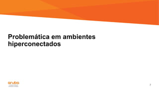 7
Problemática em ambientes
hiperconectados
 