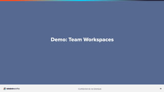 10
Conﬁdential do not distribute 10
Demo: Team Workspaces
 