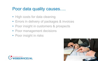 > 150 national and international webservices