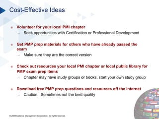 PMI Certifications in Project Management Webinar Slide Deck