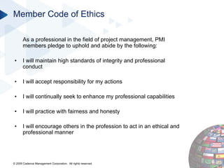 PMI Certifications in Project Management Webinar Slide Deck