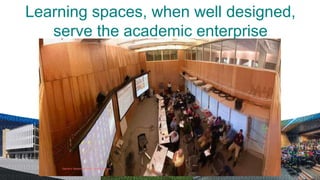 Learning spaces, when well designed,
   serve the academic enterprise




    Stanford Wallenberg Hall - during the day
 