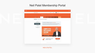Neil Patel Membership Portal
 
