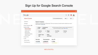 Sign Up for Google Search Console
 