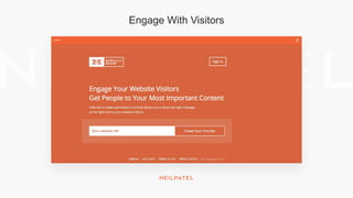 Engage With Visitors
 