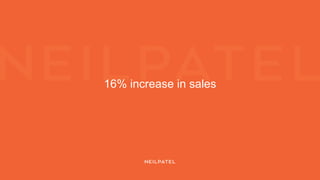 16% increase in sales
 