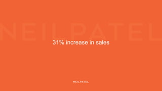 31% increase in sales
 