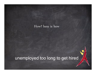How? here is how




unemployed too long to get hired
 