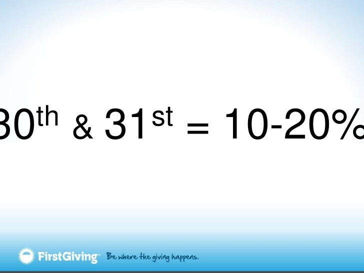 Capitalizing on End of Year Giving: Strategies for Ending 2011 on a H…