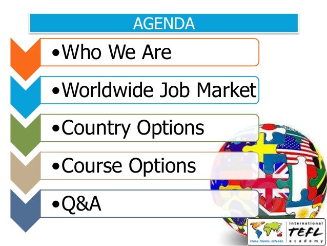 International Tefl Academy Country Chart