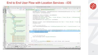 27
End to End User Flow with Location Services - iOS
 
