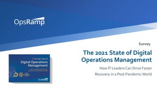 2021 State of Digital Operations Management | PDF | Cloud Computing ...