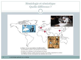 Sémiologie et sémiotique
                                     Quelle différence ?




8   La sémiologie appliquée aux e-mailings
 