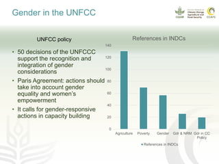 Gender and international climate policy