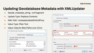 Streamlining Metadata Automation with ArcGIS and FME | PDF