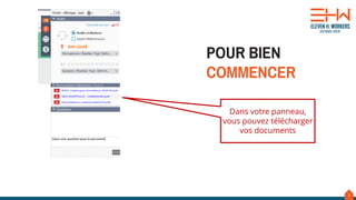 2
POUR BIEN
COMMENCER
Dans votre panneau,
vous pouvez télécharger
vos documents
 