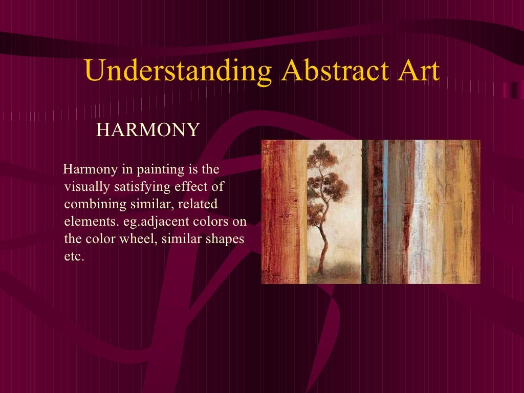 Understanding Abstract Art
