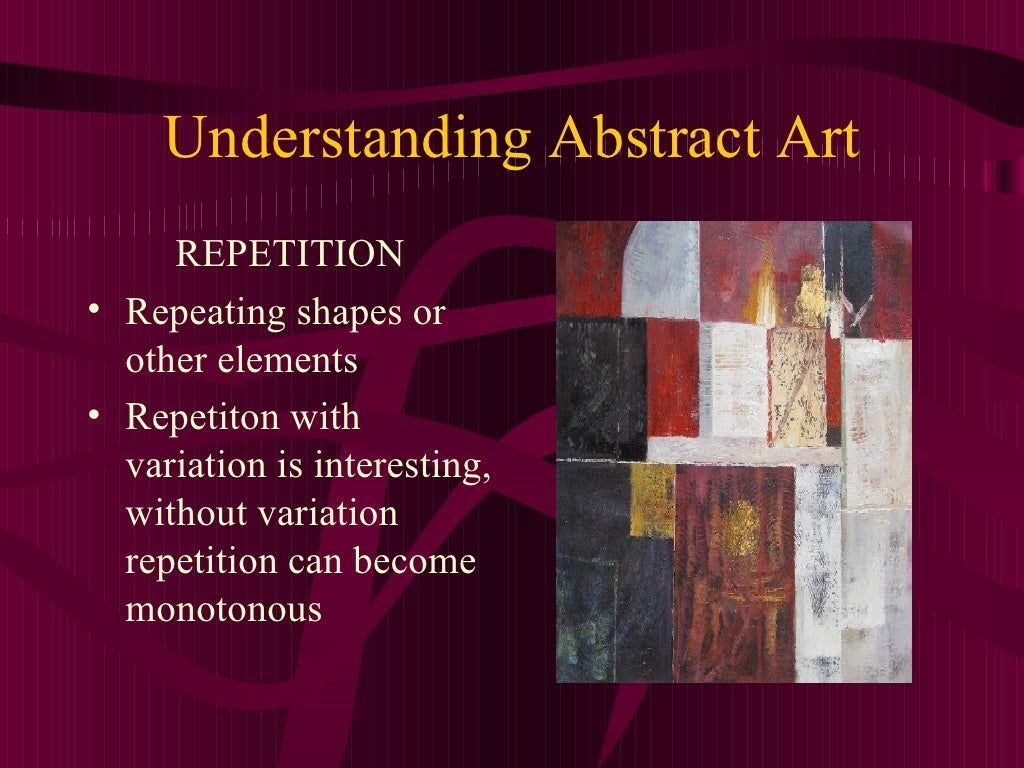 Understanding Abstract Art