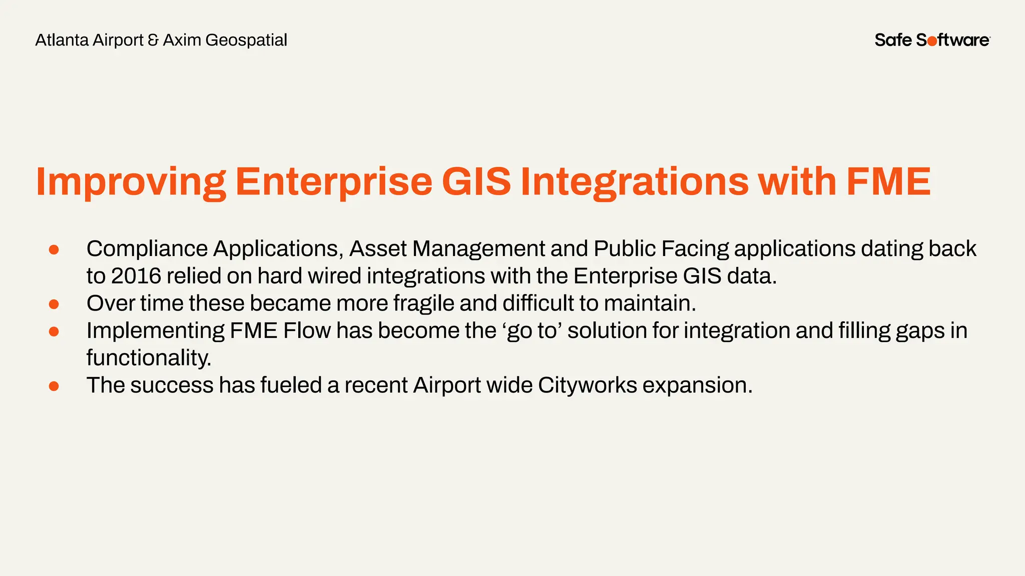 Taking Off with FME: Elevating Airport Operations to New Heights | PDF