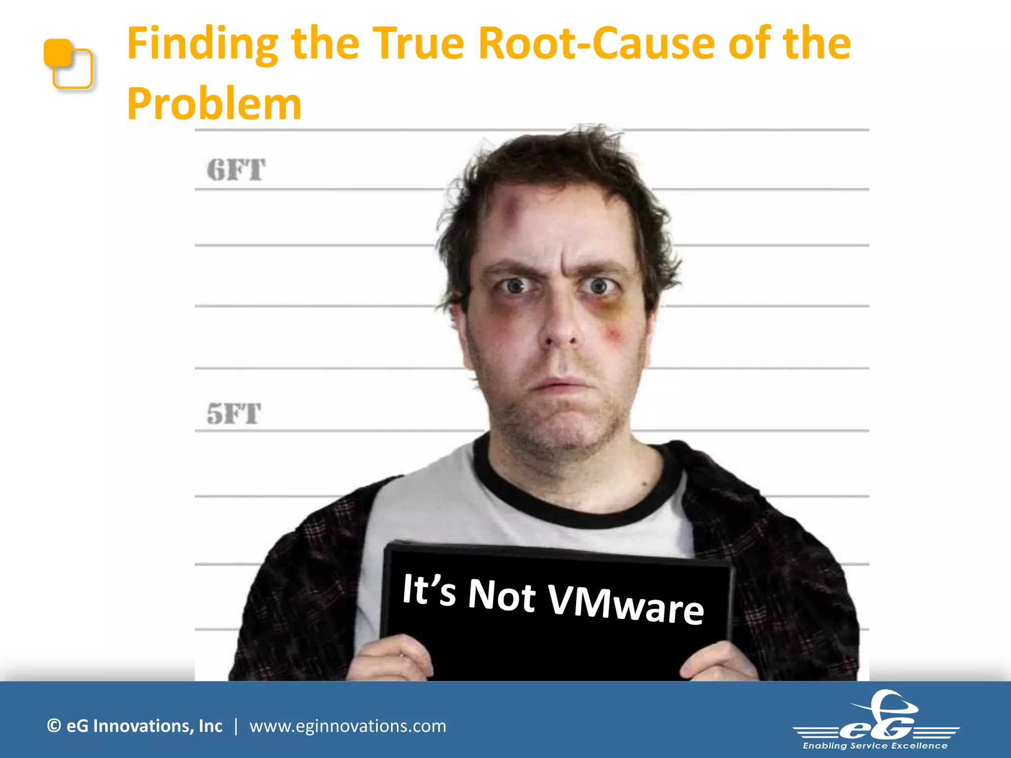 © eG Innovations, Inc | www.eginnovations.com
Finding the True Root-Cause of the
Problem
 