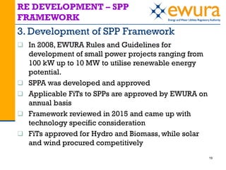 Renewable Energy Development and Regulatory Framework in Tanzania | PDF