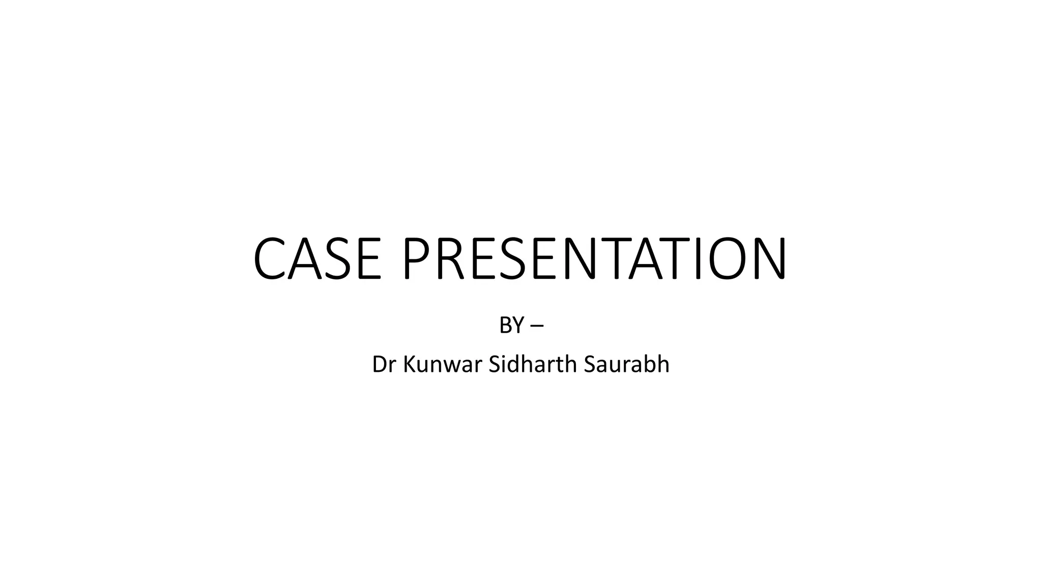 tetralogy of fallot ideal case 1 PPT