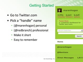 My Perfect Gig Recruiting Solutions hosts Maren Hogan of Red Branch Media for Twitter as a Corporate Recruiting Tool