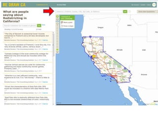 Comment about your community via point or draw boundaries important to you.