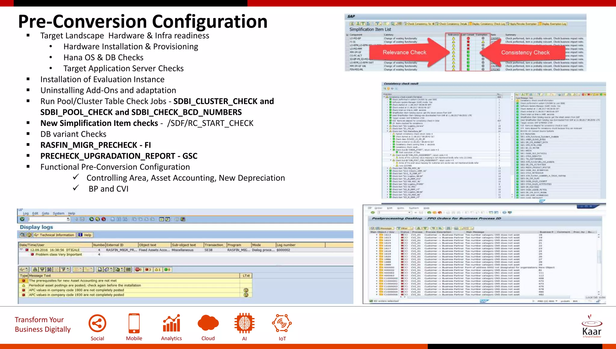Technical Walkthrough of SAP S/4HANA System Conversion | PPTX