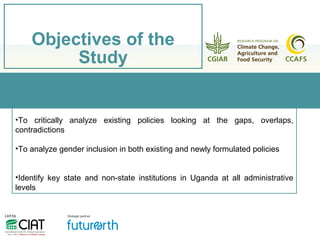 Policy and Gender Analysis: Northern Uganda
